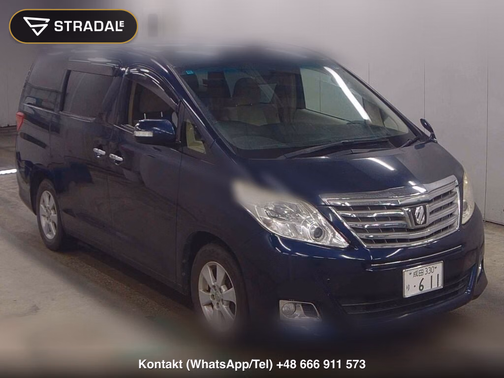 TOYOTA ALPHARD 240X 2012, aukcja z Japonii, zdjęcie 1