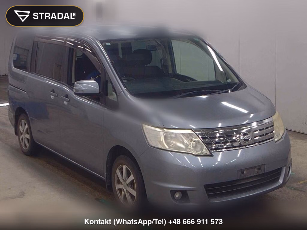 NISSAN SERENA 5D 20S V SELECTION 2009, aukcja z Japonii, zdjęcie 1