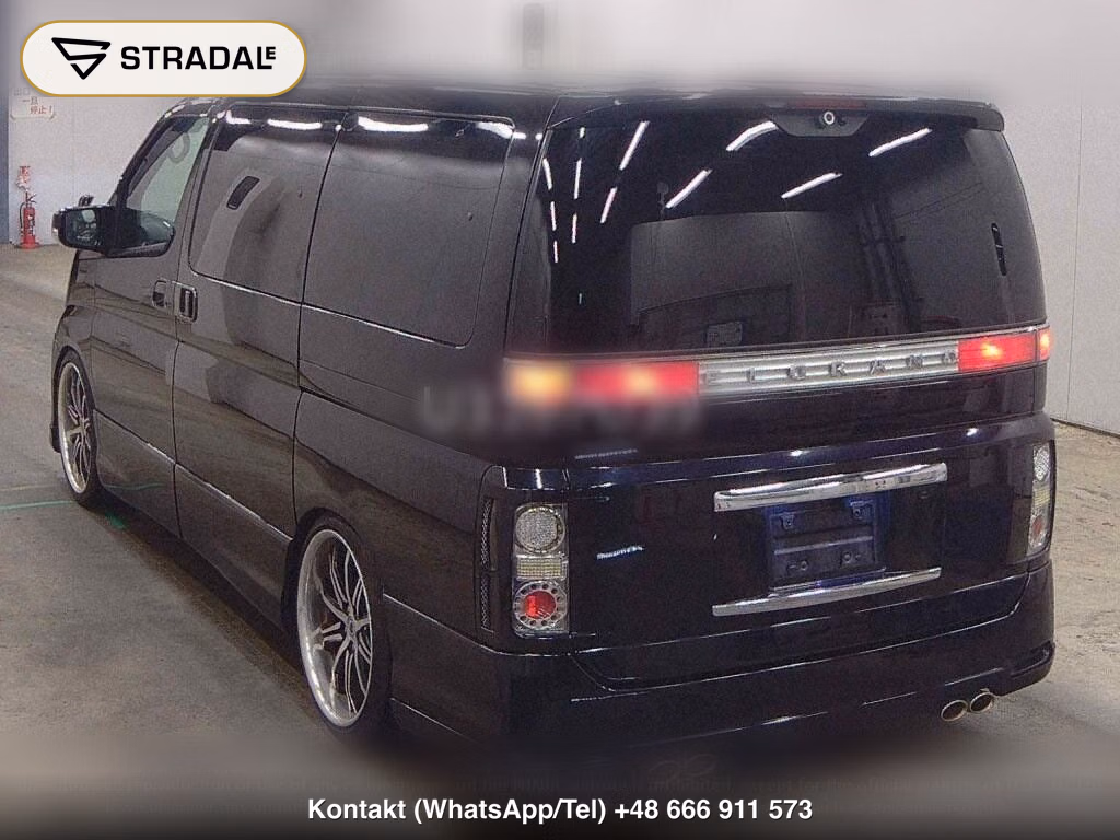 NISSAN ELGRAND 5D 250 HIGHWAY STAR BLACK LEATHER NAVI EDIT, miniaturka 3