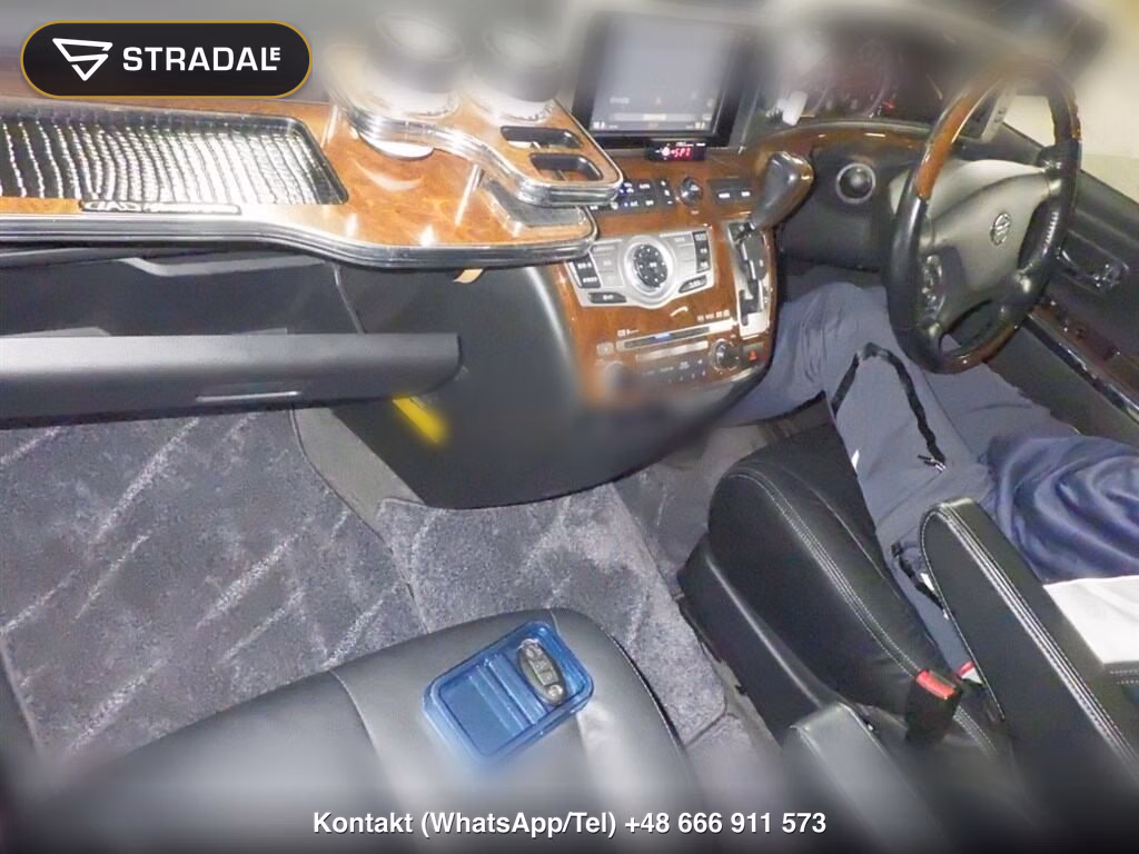 NISSAN ELGRAND 5D 250 HIGHWAY STAR BLACK LEATHER NAVI EDIT, miniaturka 4