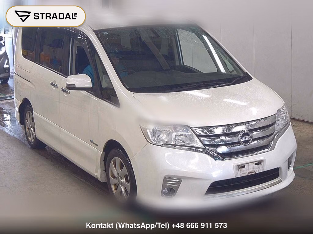 NISSAN SERENA 5D HIGHWAY STAR S-HYBRID V SELECTION 2013, aukcja z Japonii, zdjęcie 1
