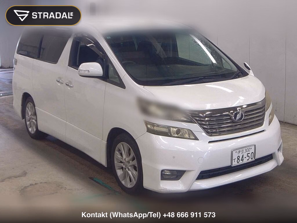 TOYOTA VELLFIRE 2.4Z 2010, aukcja z Japonii, zdjęcie 1