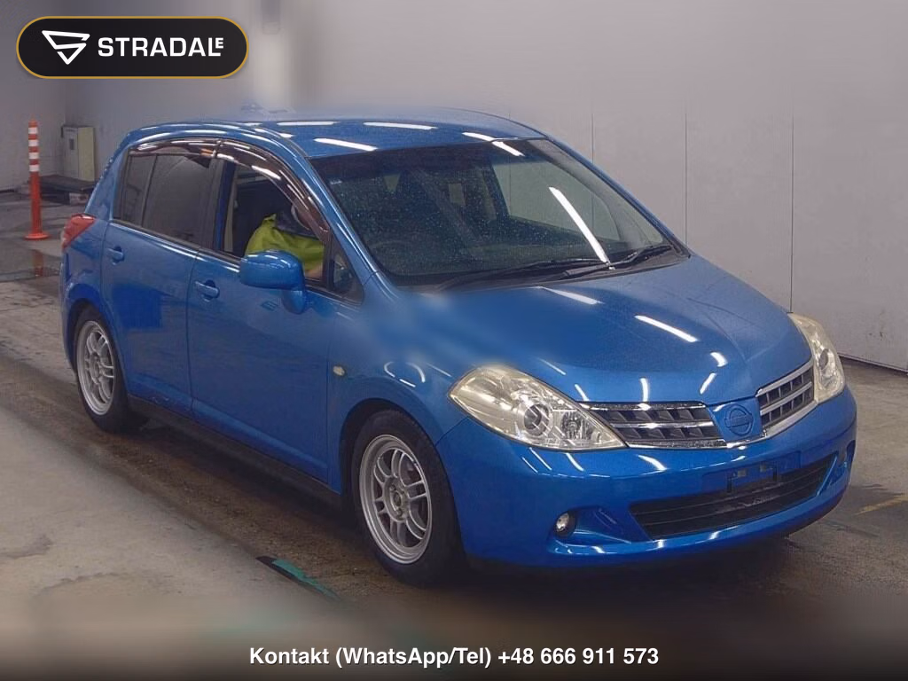NISSAN TIIDA 18G 2008, aukcja z Japonii, zdjęcie 1