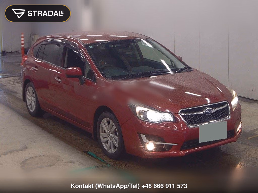 SUBARU IMPREZA SPORT 4WD 1.6I-L PROUD EDITION 2016, aukcja z Japonii, zdjęcie 1