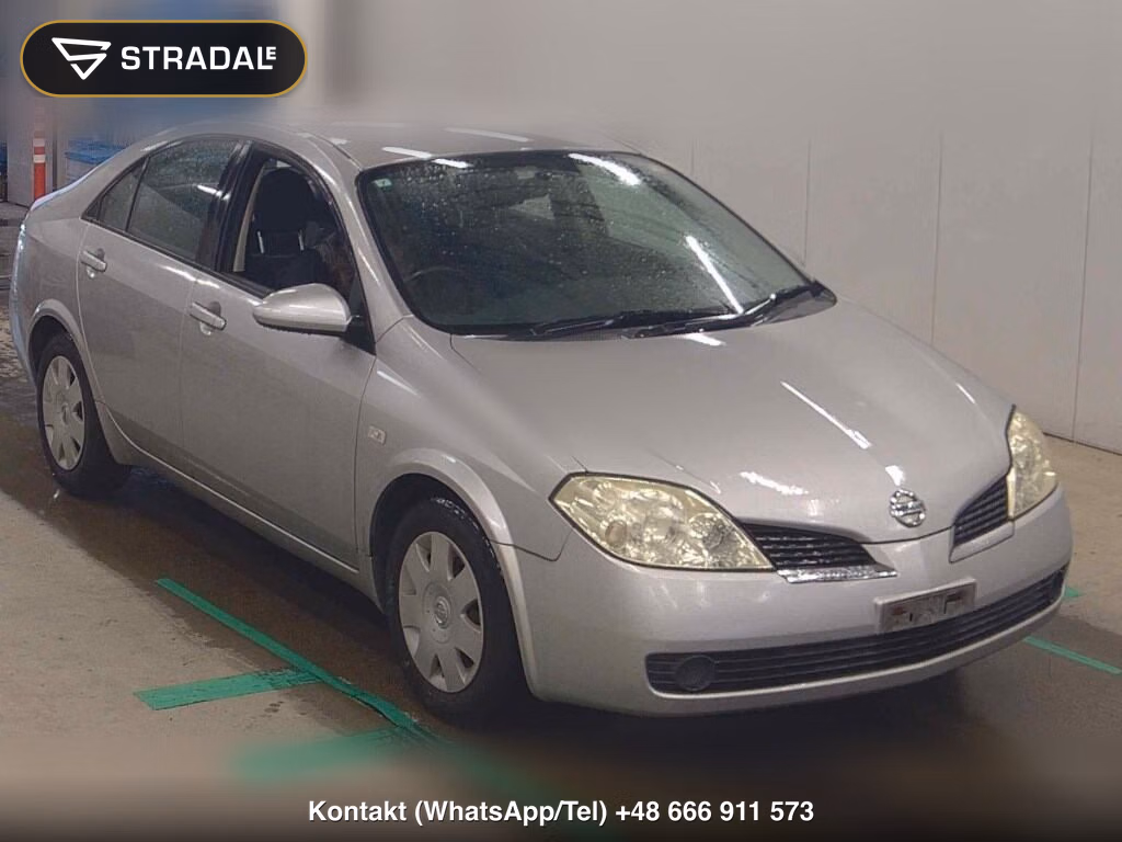NISSAN PRIMERA 4D 20G 2005, aukcja z Japonii, zdjęcie 1