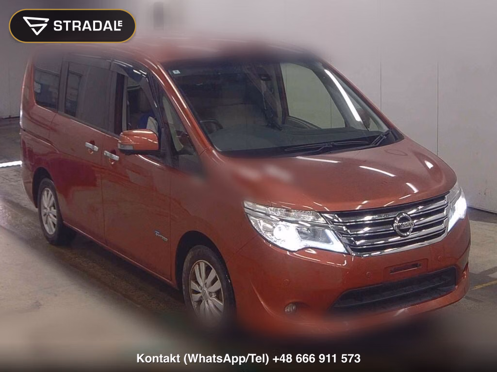 NISSAN SERENA 5D 20G S-HYBRID ADVANCED SAFETY PACK 2015, aukcja z Japonii, zdjęcie 1