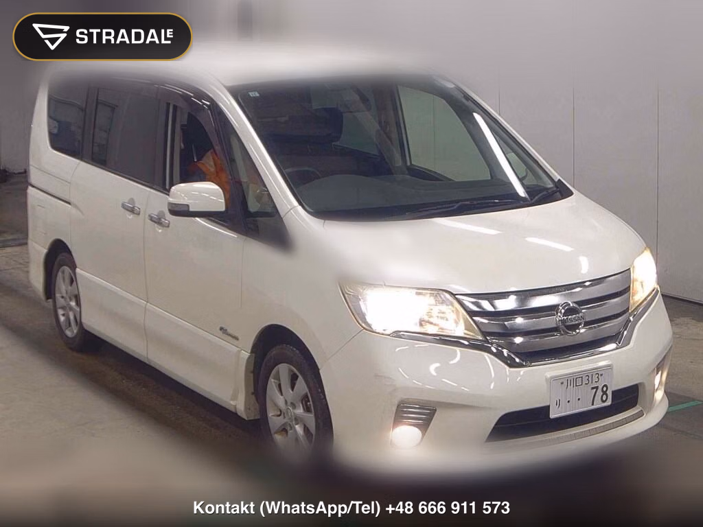 NISSAN SERENA 5D HIGHWAY STAR S-HYBRID 2012, aukcja z Japonii, zdjęcie 1