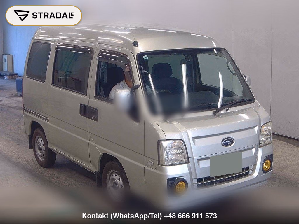 SUBARU SAMBAR VAN 5D 4WD 2009, aukcja z Japonii, zdjęcie 1