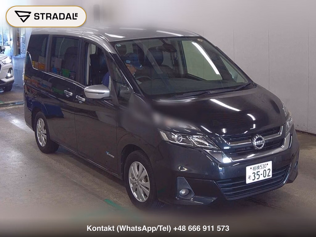 NISSAN SERENA 5D G 2016, aukcja z Japonii, zdjęcie 1