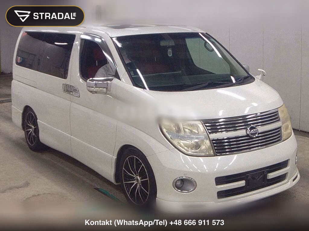 NISSAN ELGRAND 5D 350 HIGHWAY STAR RED LEATHER PREMIUM SEL, miniaturka 2