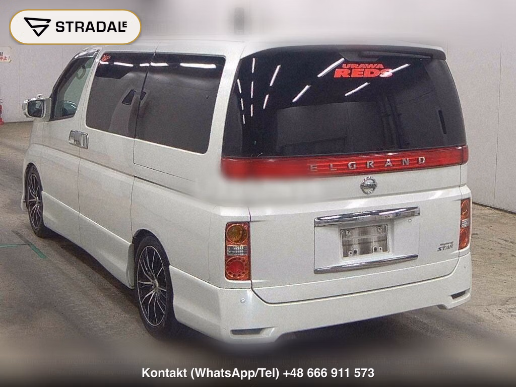 NISSAN ELGRAND 5D 350 HIGHWAY STAR RED LEATHER PREMIUM SEL, miniaturka 3