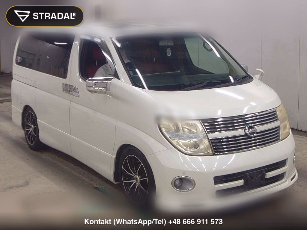 NISSAN ELGRAND 5D 350 HIGHWAY STAR RED LEATHER PREMIUM SEL 2007, aukcja z Japonii, zdjęcie 1