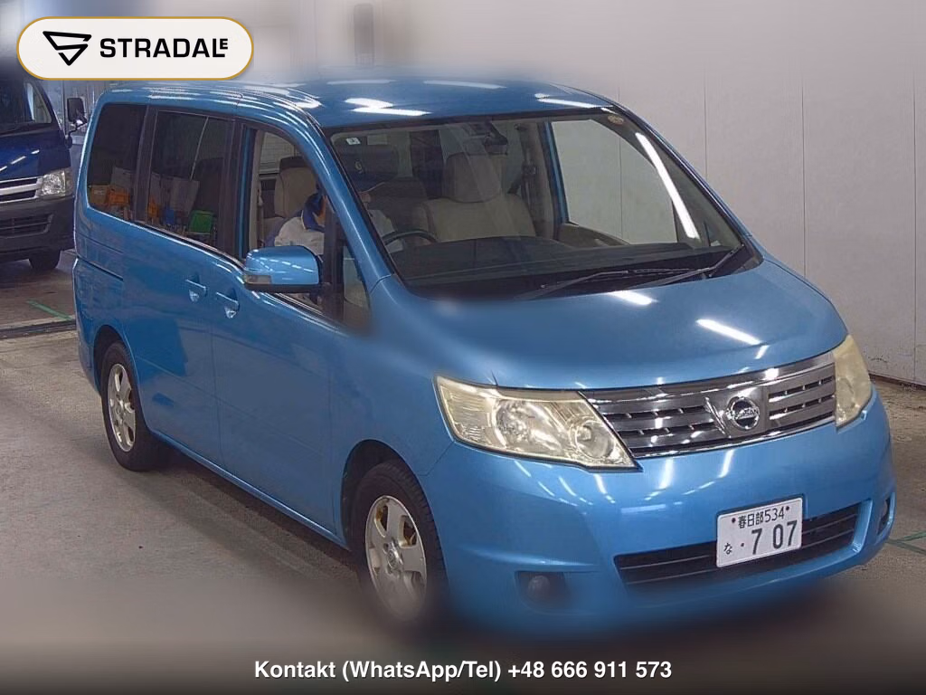 NISSAN SERENA 5D 20G 2008, aukcja z Japonii, zdjęcie 1