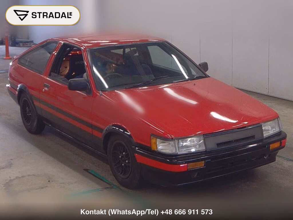 TOYOTA COROLLA LEVIN 3D GTV 1986, aukcja z Japonii, zdjęcie 1