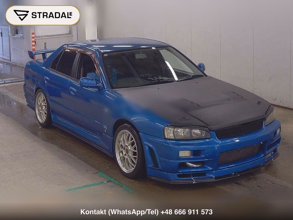 NISSAN SKYLINE 4D 25GT-X TURBO 1998, aukcja z Japonii, zdjęcie 1
