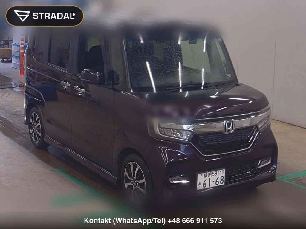 HONDA N-BOX CUSTOM G･L HONDA SENSING 2018, aukcja z Japonii, zdjęcie 1