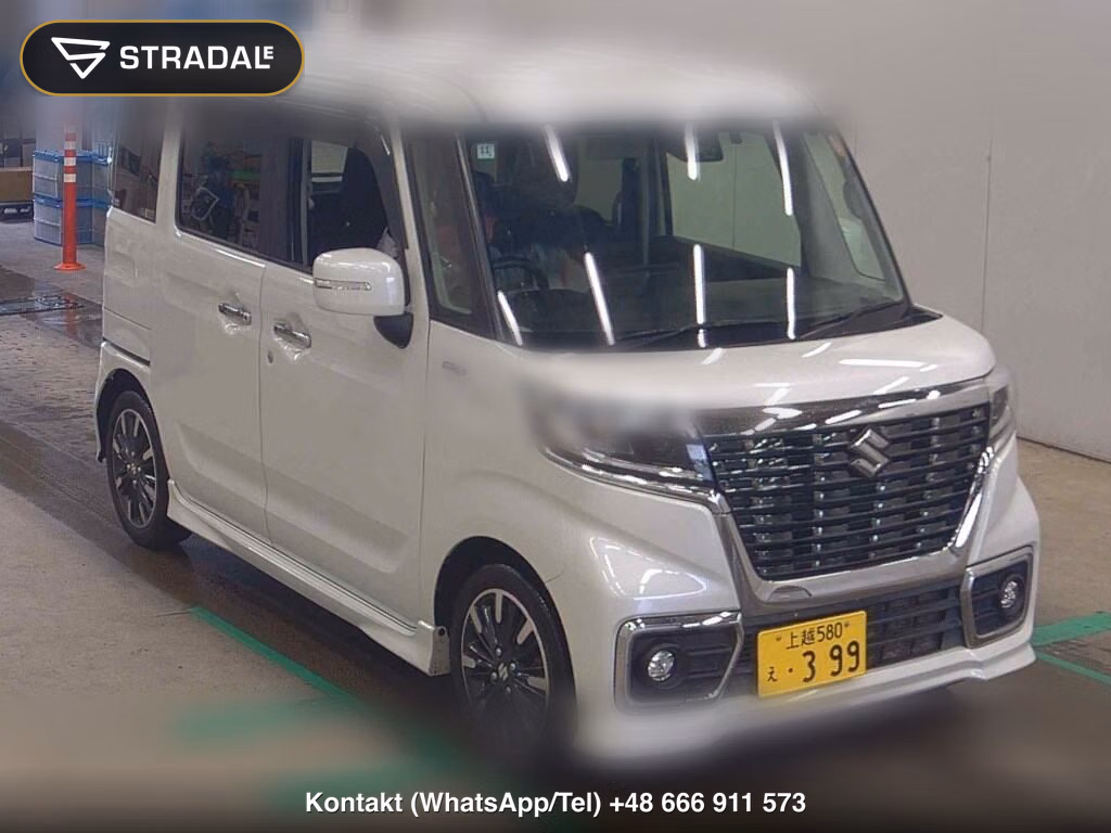 SUZUKI SPACIA CUSTOM 4WD HYBRID XS 2018, aukcja z Japonii, zdjęcie 1