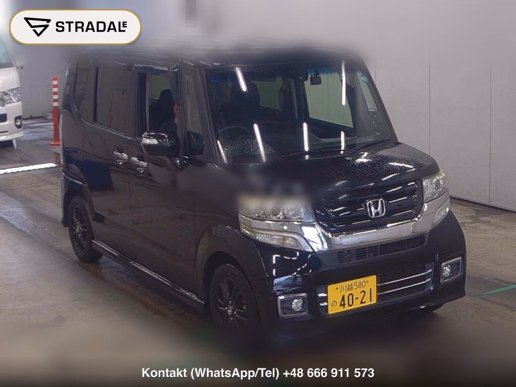 HONDA N-BOX CUSTOM G SS BLACK STYLE PACKAGE 2016, aukcja z Japonii, zdjęcie 1