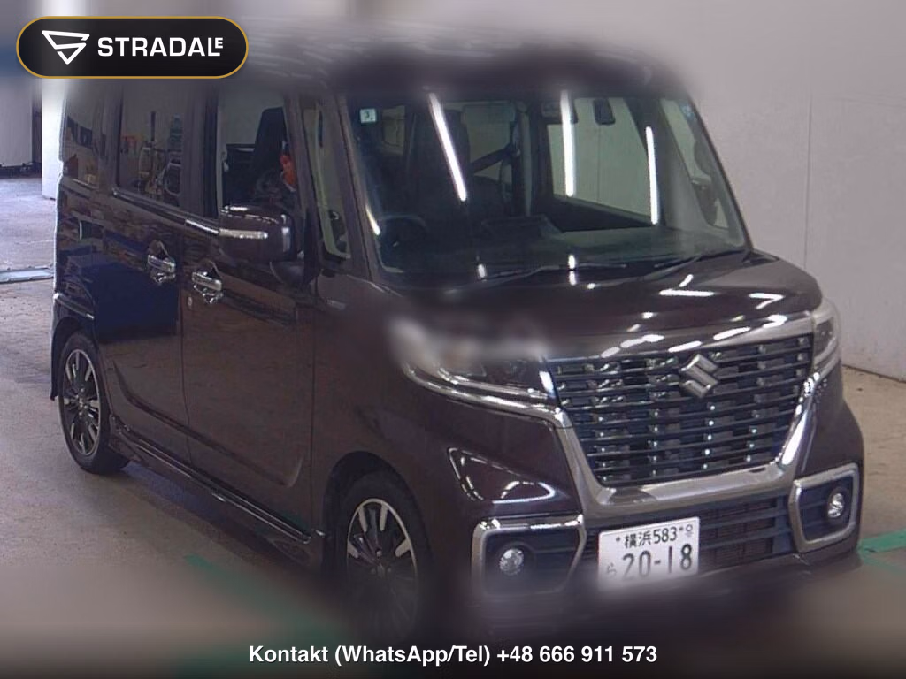 SUZUKI SPACIA CUSTOM HYBRID XS 2018, aukcja z Japonii, zdjęcie 1
