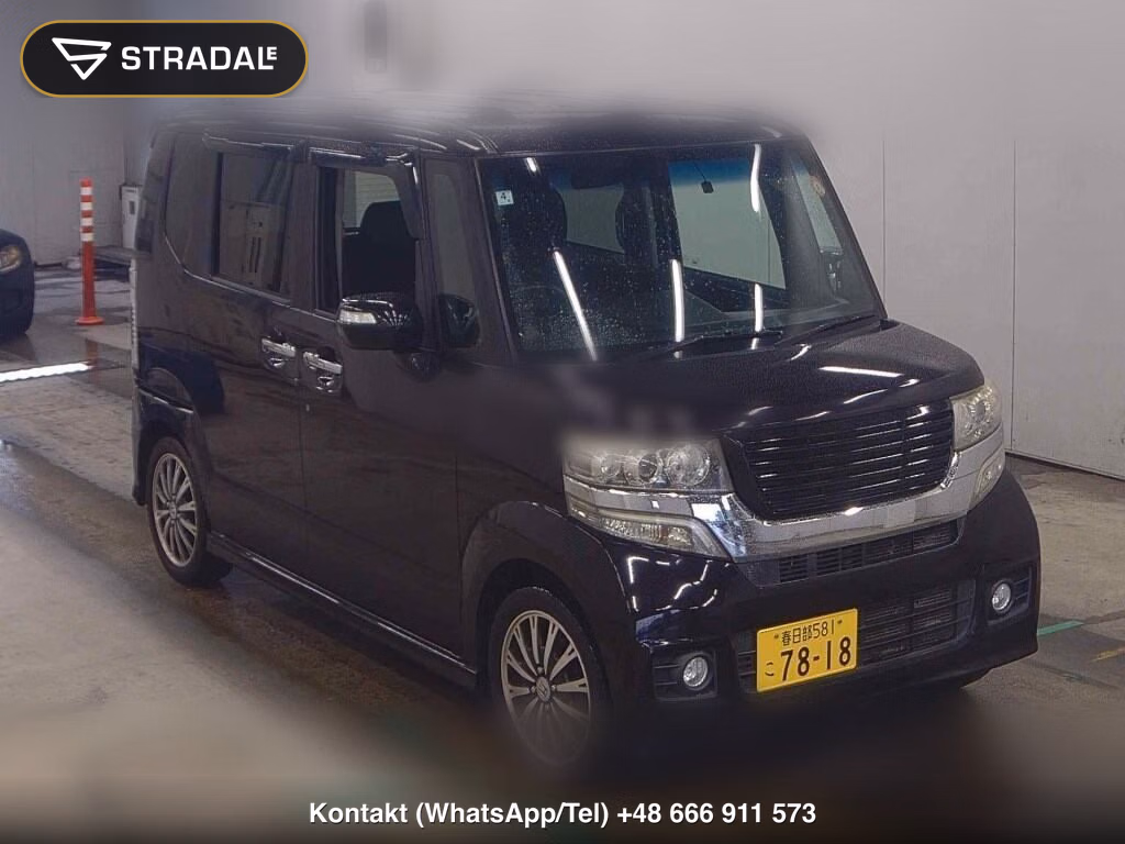 HONDA N-BOX CUSTOM G･TURBO PACKAGE 2012, aukcja z Japonii, zdjęcie 1