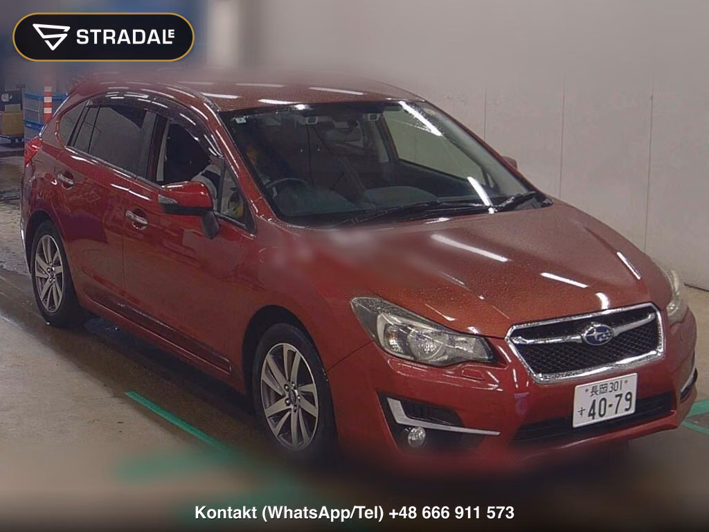 SUBARU IMPREZA SPORT 4WD 2.0I EYESIGHT PROUD EDITION 2016, aukcja z Japonii, zdjęcie 1