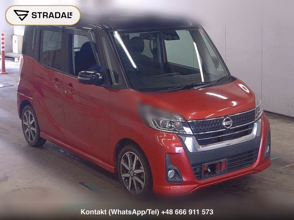 NISSAN DAYZ ROOX HIGHWAY STAR G TURBO 2017, aukcja z Japonii, zdjęcie 1