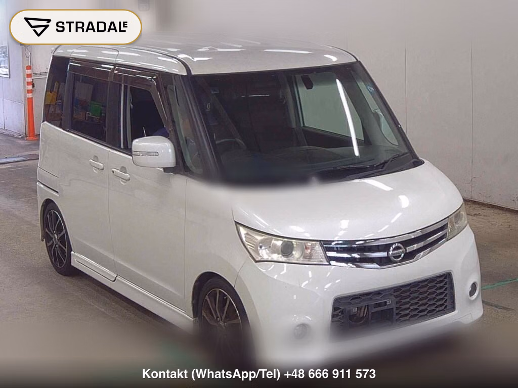 NISSAN ROOX HIGHWAY STAR TURBO 2012, aukcja z Japonii, zdjęcie 1