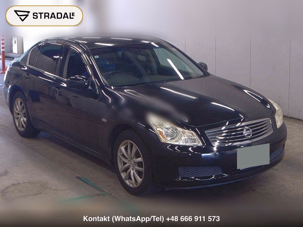 NISSAN SKYLINE 4D 4WD 250GT FOUR 2008, aukcja z Japonii, zdjęcie 1