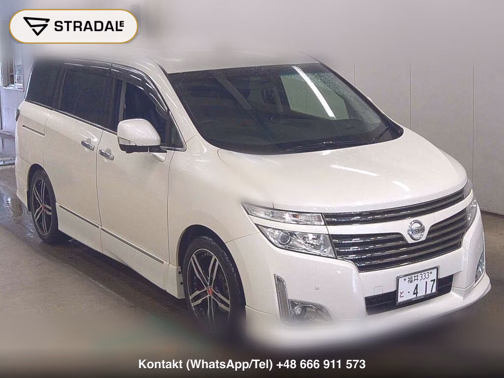 NISSAN ELGRAND 5D 4WD 350 HIGHWAY STAR PREMIUM 2012, aukcja z Japonii, zdjęcie 1