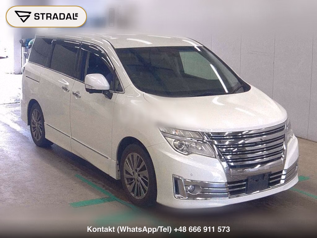 NISSAN ELGRAND 5D RIDER BLACK LEATHER SEAT POWER SEAT, miniaturka 2