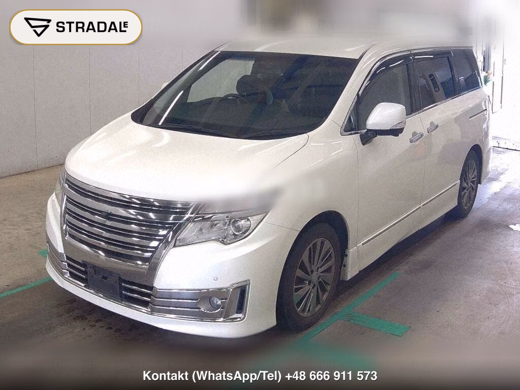 NISSAN ELGRAND 5D RIDER BLACK LEATHER SEAT POWER SEAT, miniaturka 5