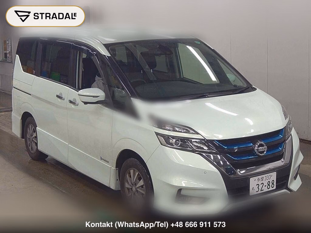 NISSAN SERENA 5D E-POWER HIGHWAY STAR V 2019, aukcja z Japonii, zdjęcie 1