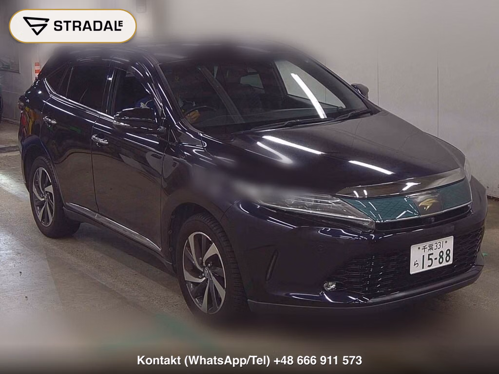 TOYOTA HARRIER 4WD PROGRESS METAL AND LEATHER PACKAGE 2017, aukcja z Japonii, zdjęcie 1
