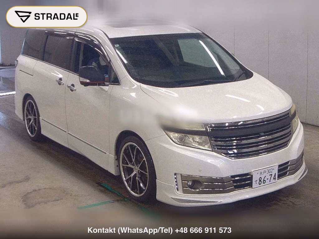 NISSAN ELGRAND 5D 4WD RIDER BLACK LINE BLACK LEATHER POWER SEA, miniaturka 2