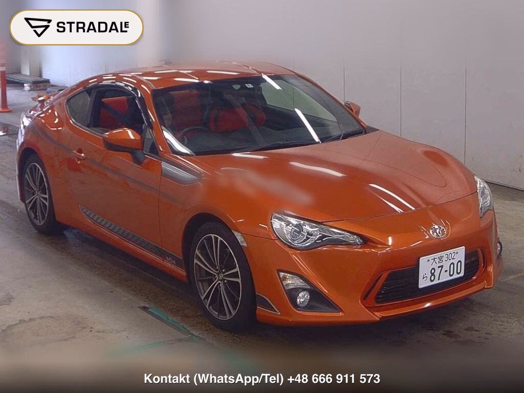 TOYOTA 86 GT LIMITED 2012, aukcja z Japonii, zdjęcie 1