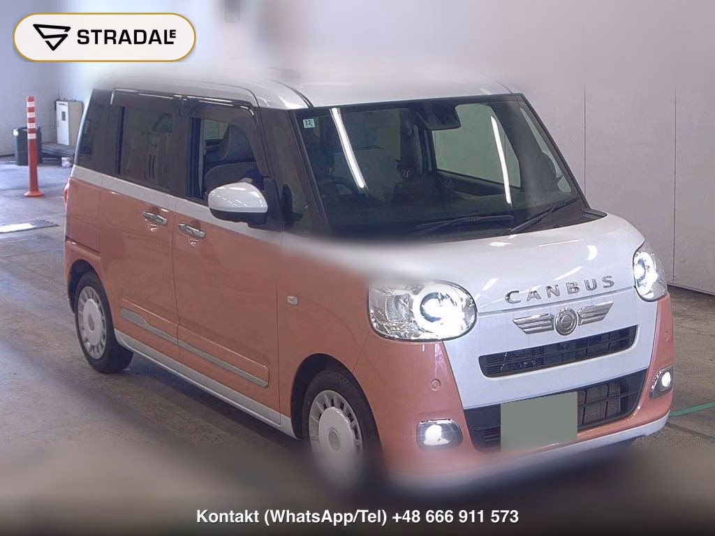 DAIHATSU MOVE CANBUS STRIPES G TURBO 2022, aukcja z Japonii, zdjęcie 1