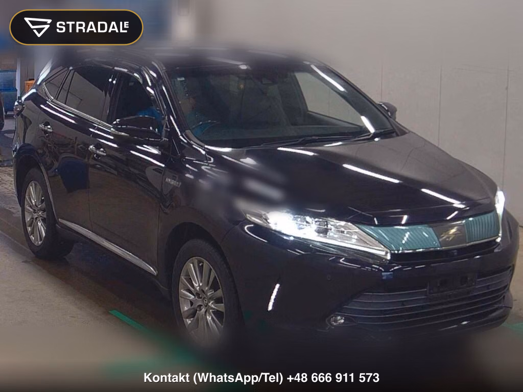 TOYOTA HARRIER HYBRID 4WD PROGRESS METAL AND LEATHER PACKAGE 2018, aukcja z Japonii, zdjęcie 1