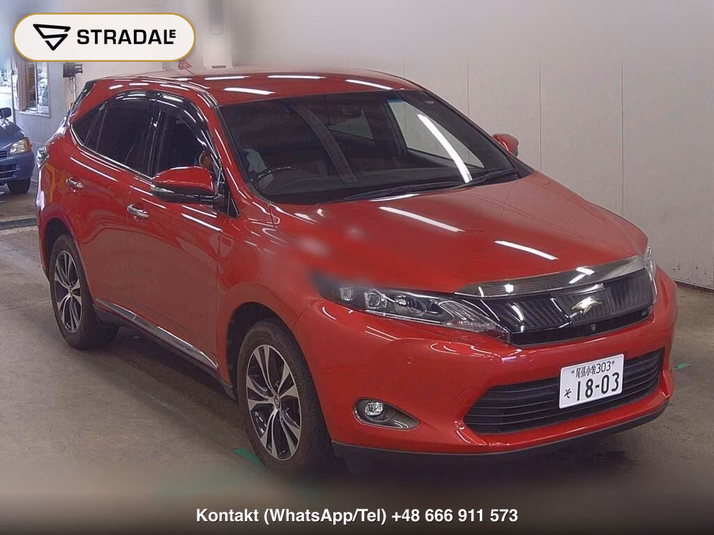 TOYOTA HARRIER PREMIUM ADVANCED PACKAGE STYLE MAUVE 2016, aukcja z Japonii, zdjęcie 1