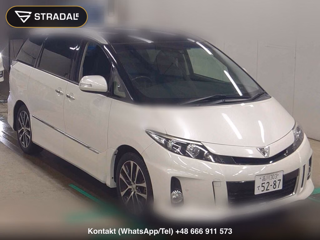 TOYOTA ESTIMA 5D AERAS PREMIUM EDITION 2016, aukcja z Japonii, zdjęcie 1