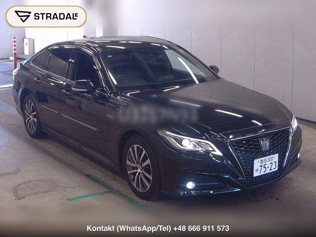TOYOTA CROWN HYBRID S C PACKAGE 2018, aukcja z Japonii, zdjęcie 1