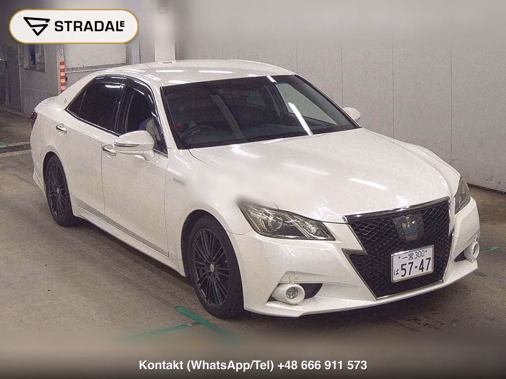 TOYOTA CROWN HYBRID ATHLETE S BLACK STYLE 2015, aukcja z Japonii, zdjęcie 1
