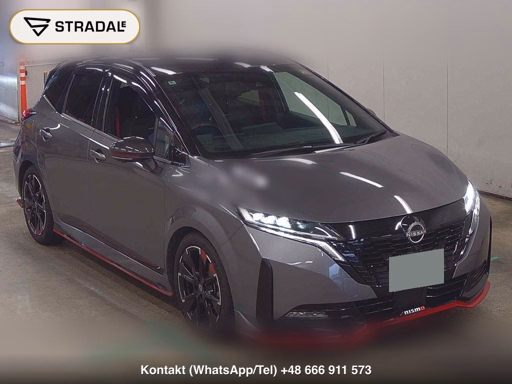 NISSAN AURA NISMO 2022, aukcja z Japonii, zdjęcie 1