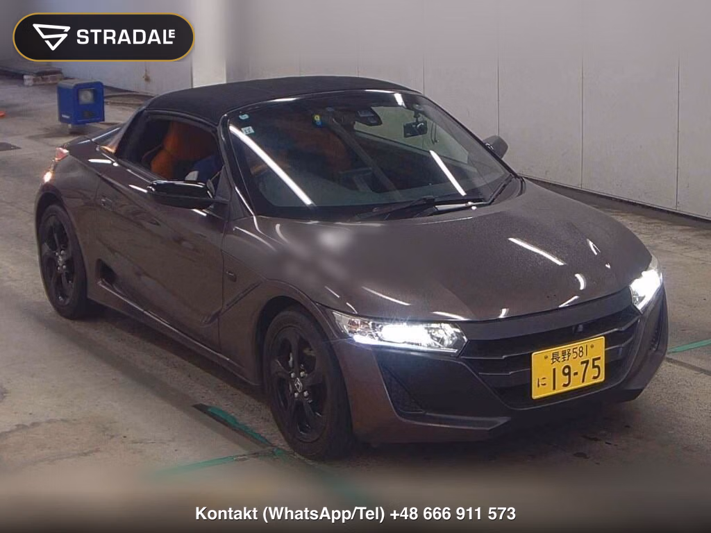 HONDA S660 α BRUNO LEATHER EDITION 2017, aukcja z Japonii, zdjęcie 1