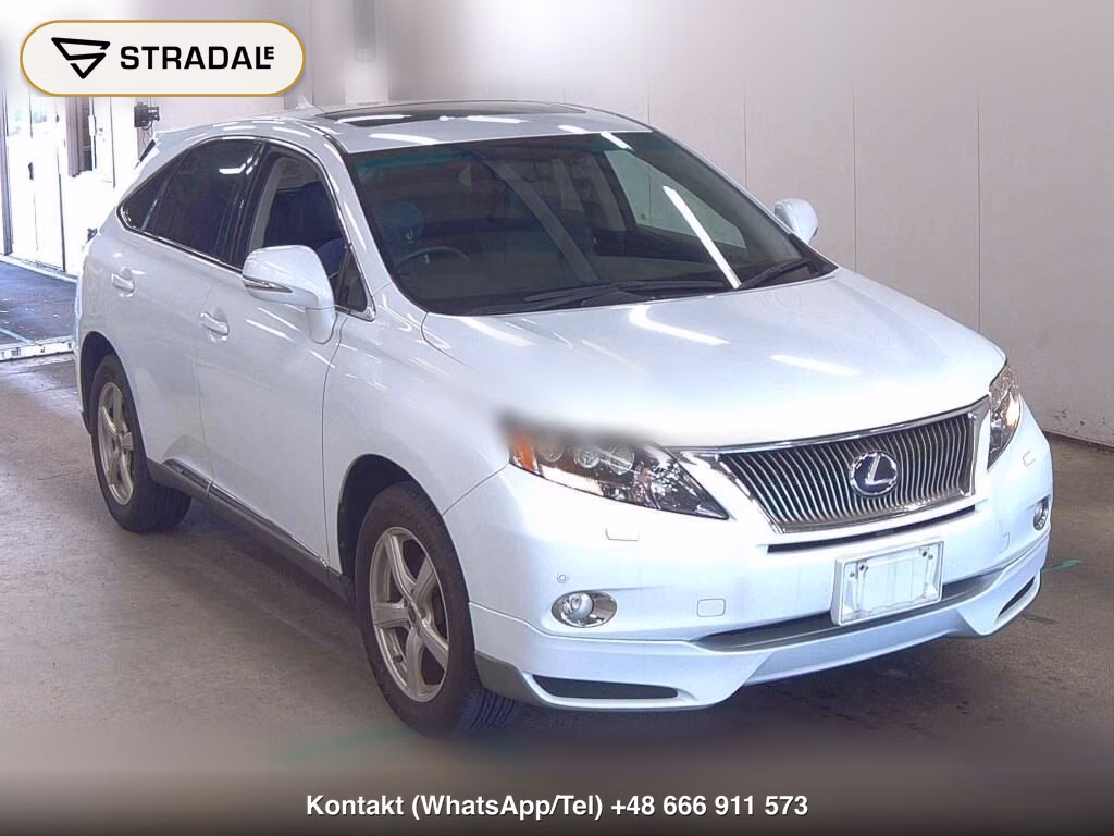 LEXUS RX RX450H VERSION S 2011, aukcja z Japonii, zdjęcie 1