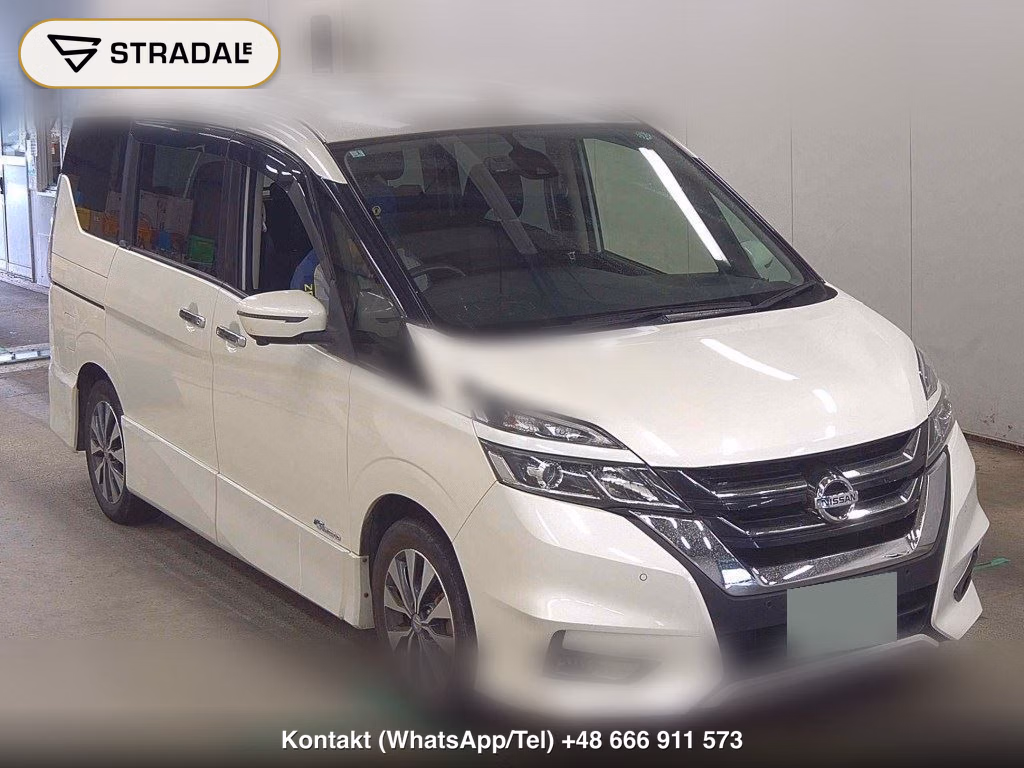 NISSAN SERENA 5D HIGHWAY STAR G 2017, aukcja z Japonii, zdjęcie 1