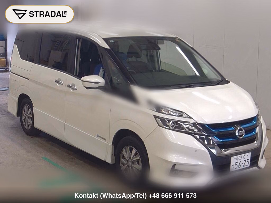 NISSAN SERENA 5D E-POWER HIGHWAY STAR V 2018, aukcja z Japonii, zdjęcie 1