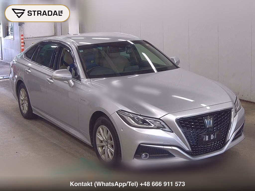 TOYOTA CROWN HYBRID S C PACKAGE 2018, aukcja z Japonii, zdjęcie 1