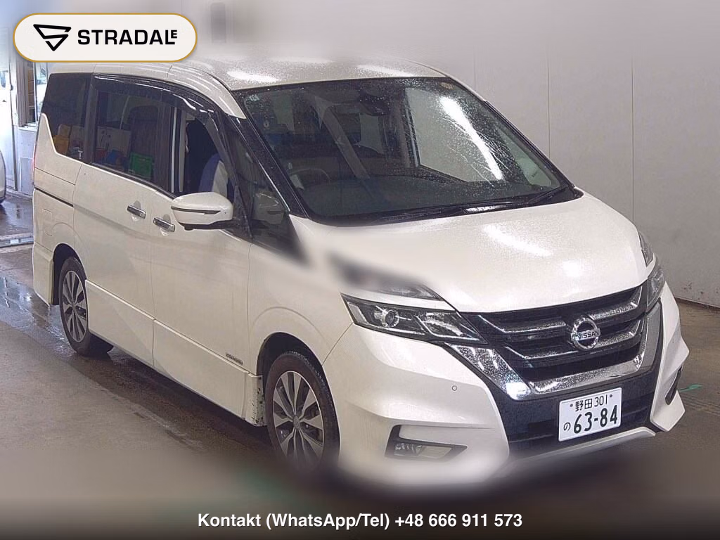 NISSAN SERENA 5D HIGHWAY STAR V SELECTION Ⅱ 2018, aukcja z Japonii, zdjęcie 1