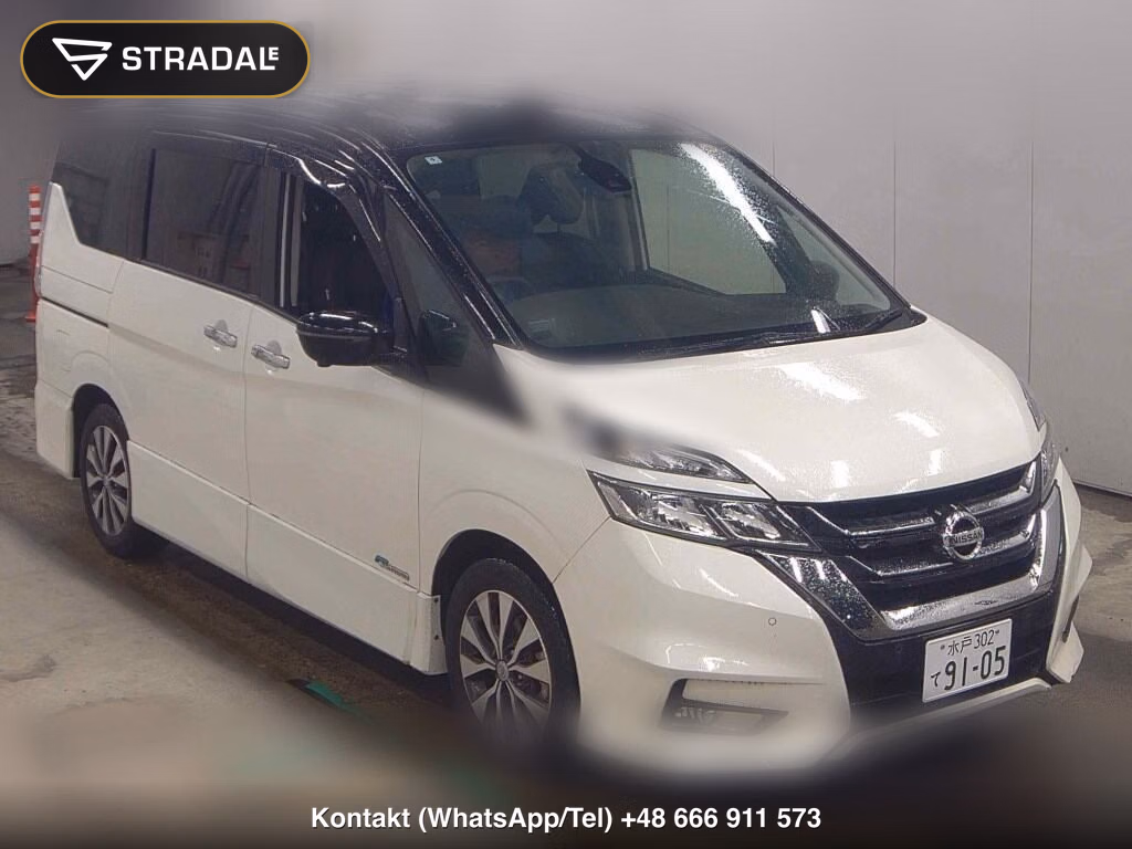 NISSAN SERENA 5D HIGHWAY STAR 2017, aukcja z Japonii, zdjęcie 1