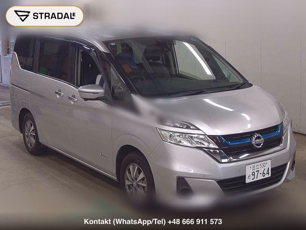 NISSAN SERENA 5D E-POWER XV 2019, aukcja z Japonii, zdjęcie 1